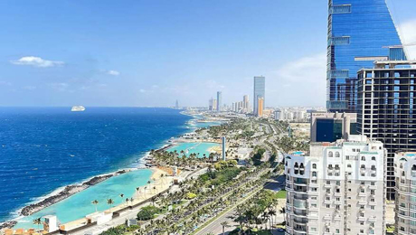 Jeddah in view